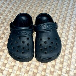 Black Crocs infant/toddler